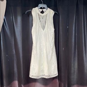 White lace dress